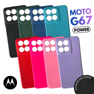 Capa Capinha Aveludada Compatível para Motorola Moto G67 Power