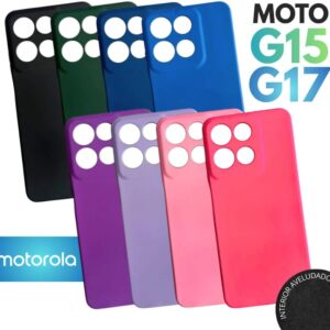 Capa Capinha Aveludada Compatível Para Motorola Moto G17 / Moto G15