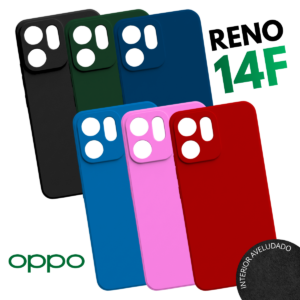 Capa Capinha Aveludada Compatível para para Oppo Reno 14F